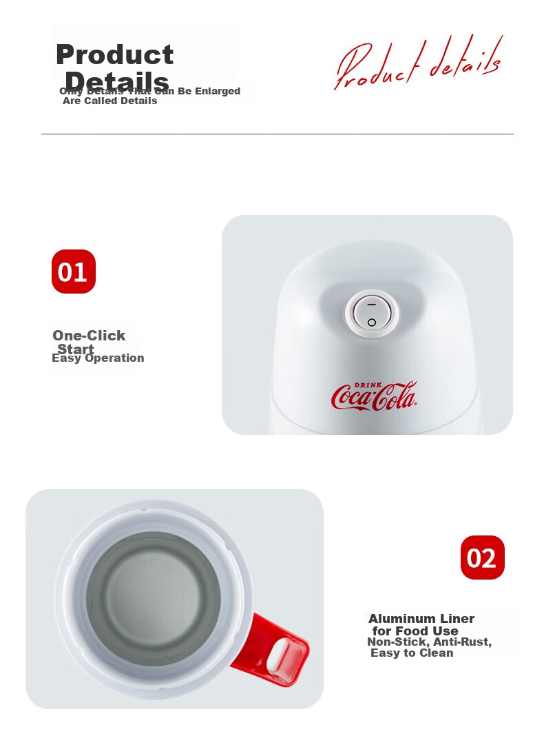 Nostdeqi Electric and Rechargeable Ice Cream Maker Kids' Day Gift Toy Portable Camping Home Small Fully Automatic Ice Cream Machine 10