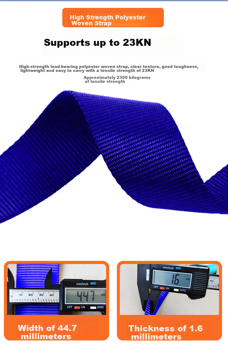 Guangjia Five-Point Safety Harness, National Standard, Safety Rope, High-Altitude Work, Full Body Safety Belt, Jingcang Express Delivery [Buffer Single Large Hook 1.8 Meters] 6