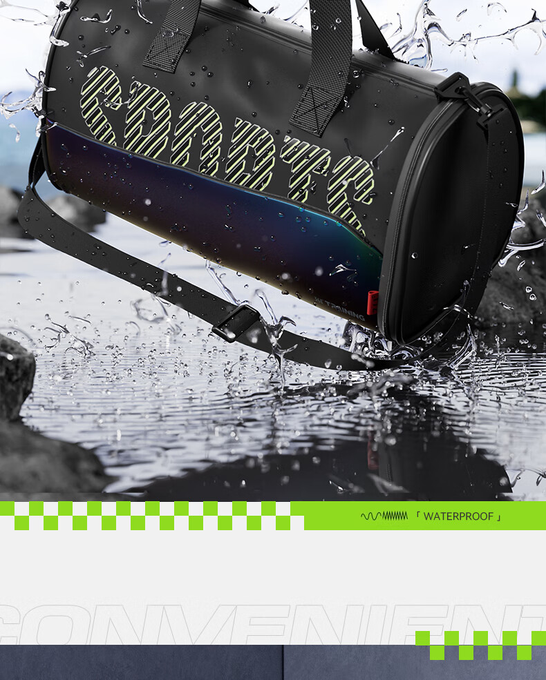 361° Swimming Bag Wet and Dry Separation Storage Bag Fitness Travel Bag Unisex Sports Training Toiletry Waterproof Bag 8