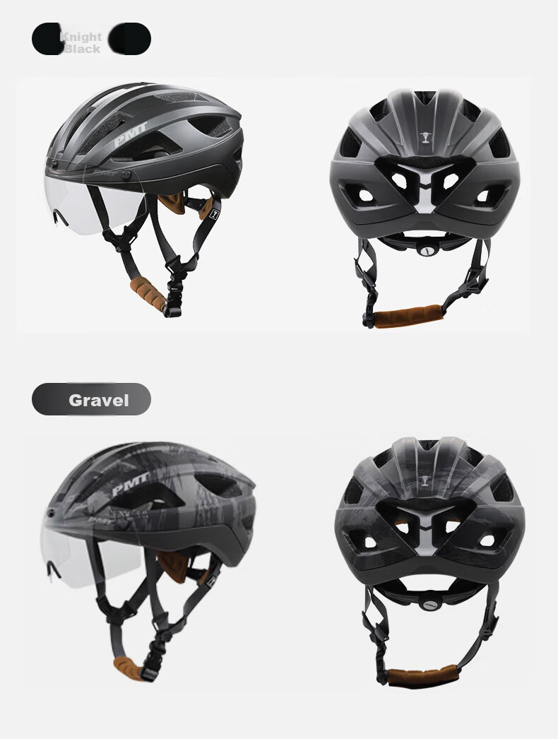 PMT Cycling Helmet for Men And Women, Mountain Bike Road Bike Magnetic Wind Goggles Helmet GOLF White M 13