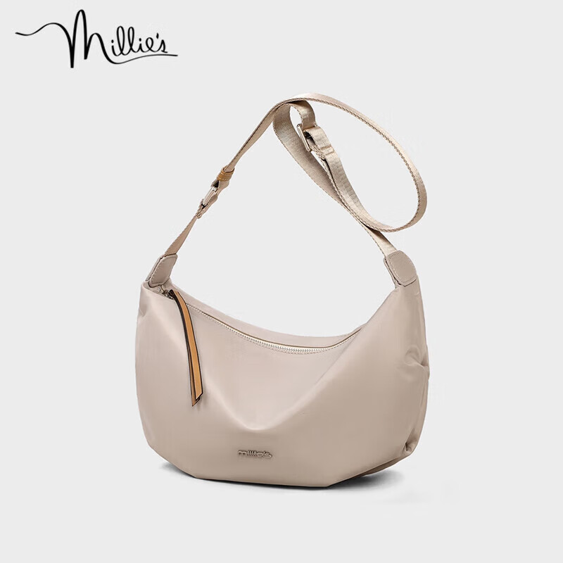 Millies Women's Handbag, Crossbody Bag, Casual Commuter Canvas Shoulder Dumpling Bag, Practical Birthday Mother's Day Gift for Mom