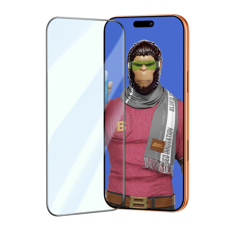 Защитное стекло Lanxingxiansheng для Apple iPhone 17 Pro/16 Pro, полноэкранное, с защитой глаз, антибликовое, антиотпечатки пальцев