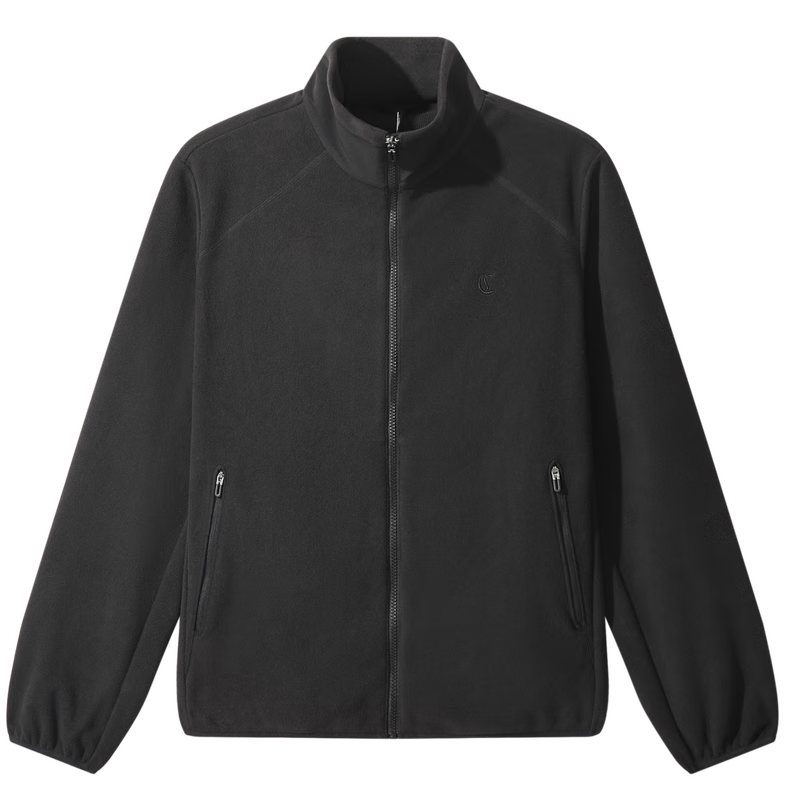 CABBEEN Sample Fleece Casual Men's Logo Tone-on-Tone Embroidery Design 2025 Winter Fleece Stand Collar Jacket