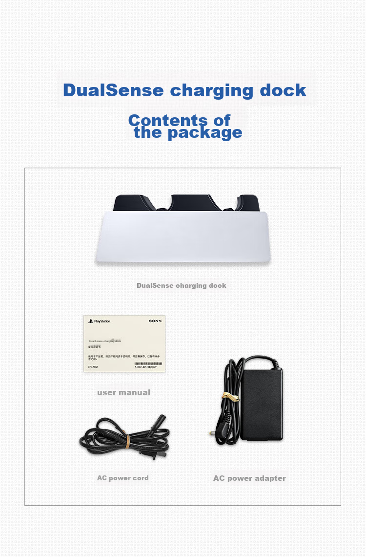 SONY PlayStation SONY (SONY) PS5 PlayStation DualSense Wireless Controller Charging Statio 4