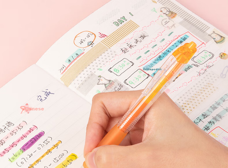 Deli [Best-Selling Product] 0.5mm Bullet Tip Colorful Retractable Gel Pen, 12 Pcs (Gardenia Yellow) SA500 2