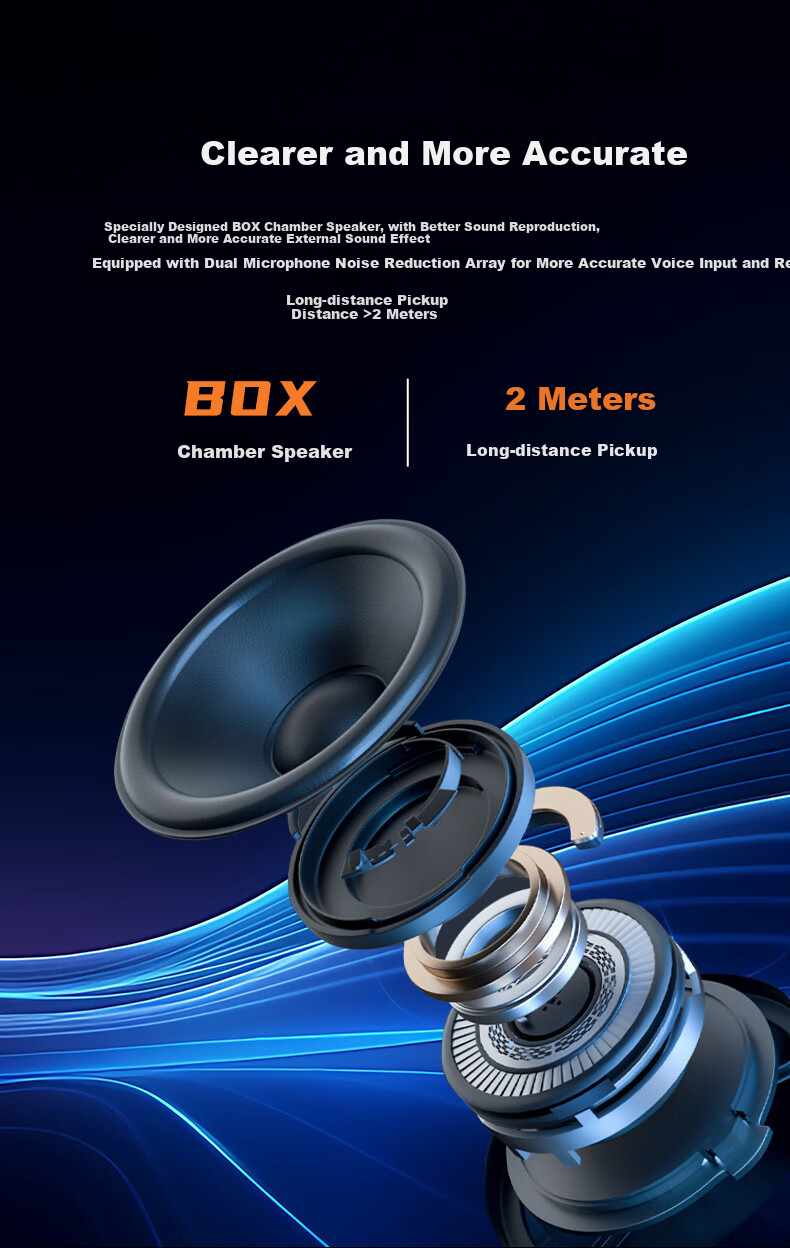 TRANSLATWORLD Open-Style Bluetooth Headphones, AI Smart Translation Earphones, Simultaneous Interpretation, Ear-Hook Design with Ultra-Long Battery Life, Comfortable And Stable, Compatible with Apple, Huawei, Xiaomi Phones 10