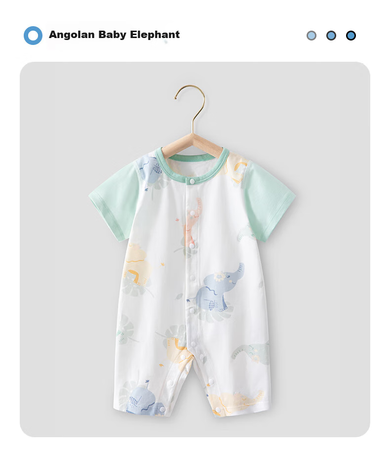 Beitaisi Baby Clothes, Summer Thin, for Boys And Girls, Cotton Onesie, Newborn Romper, Short-Sleeve Pajamas, Air Conditioning Wear 23