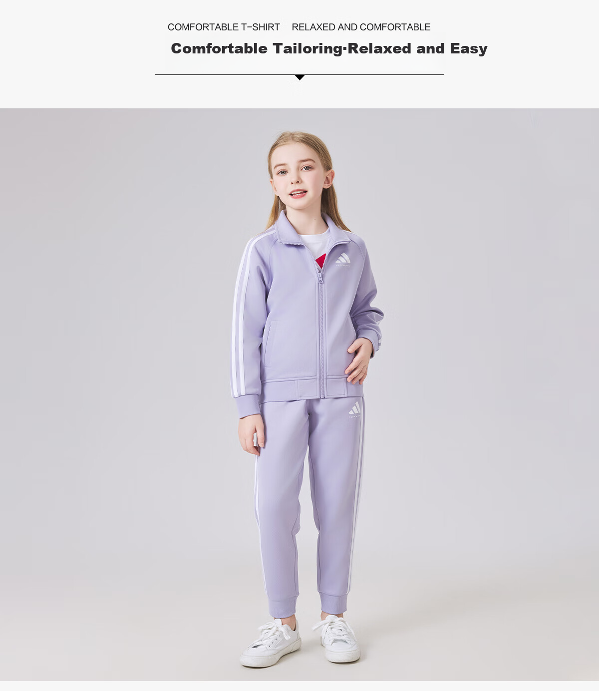 Adidas Children's New Lightweight Sportswear Set, Classic Casual Jacket And Pants, Black/gold, Size 158 1