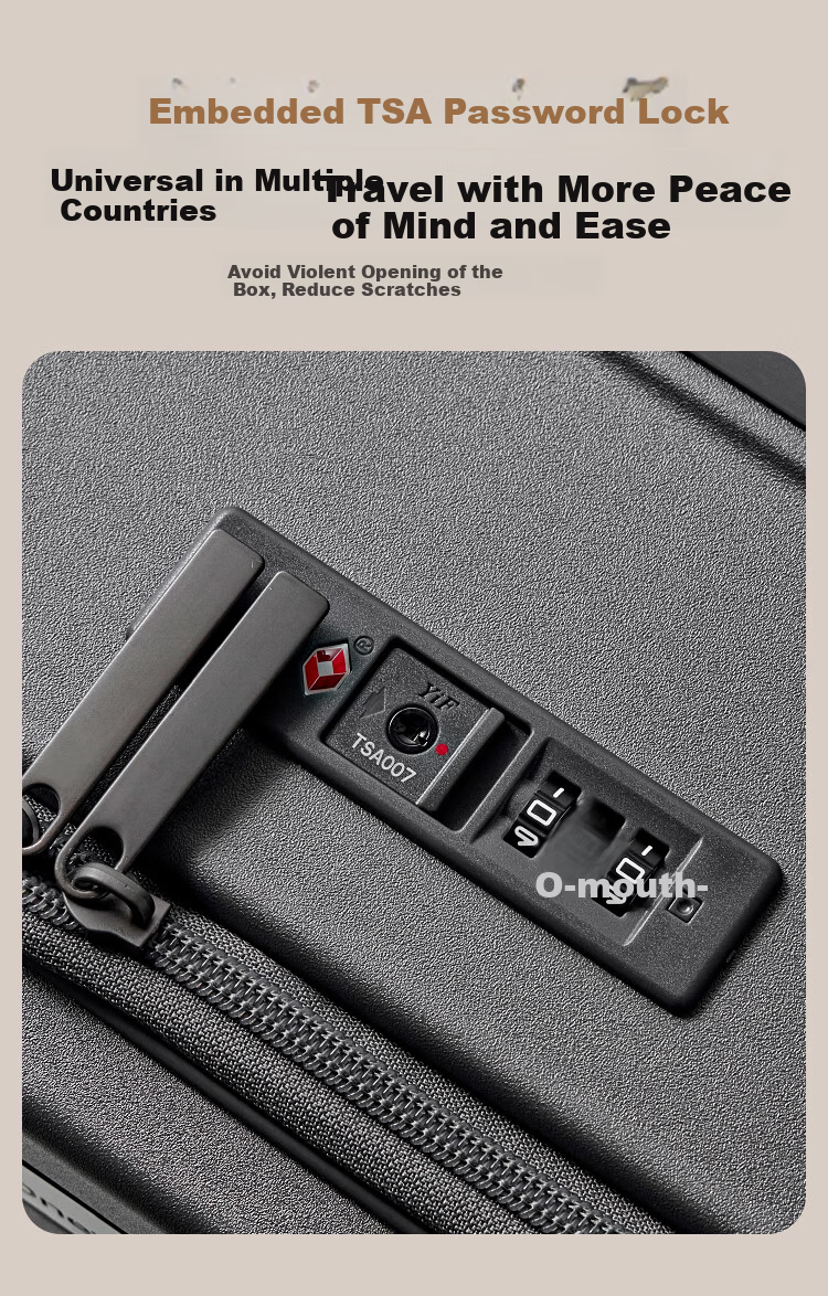 One's Member Kesisichuang PC Side-Opening Luggage Suitcase for Men And Women Students Travel Password Trolley Case Leather Suitcase Green 24 Inch 14