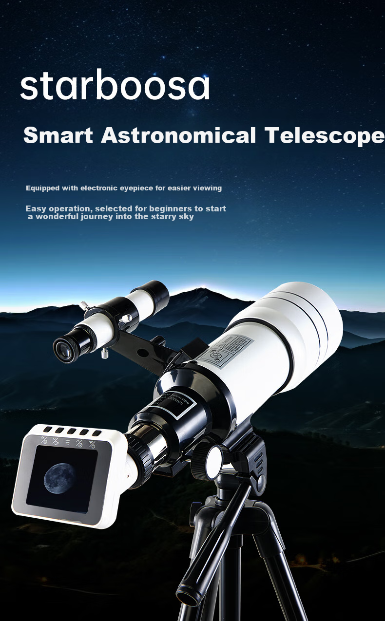 Starboosa Astronomical Telescope with Smart Star-Finding Connection Display, Children's Day Gift for Primary And Secondary School Students 1