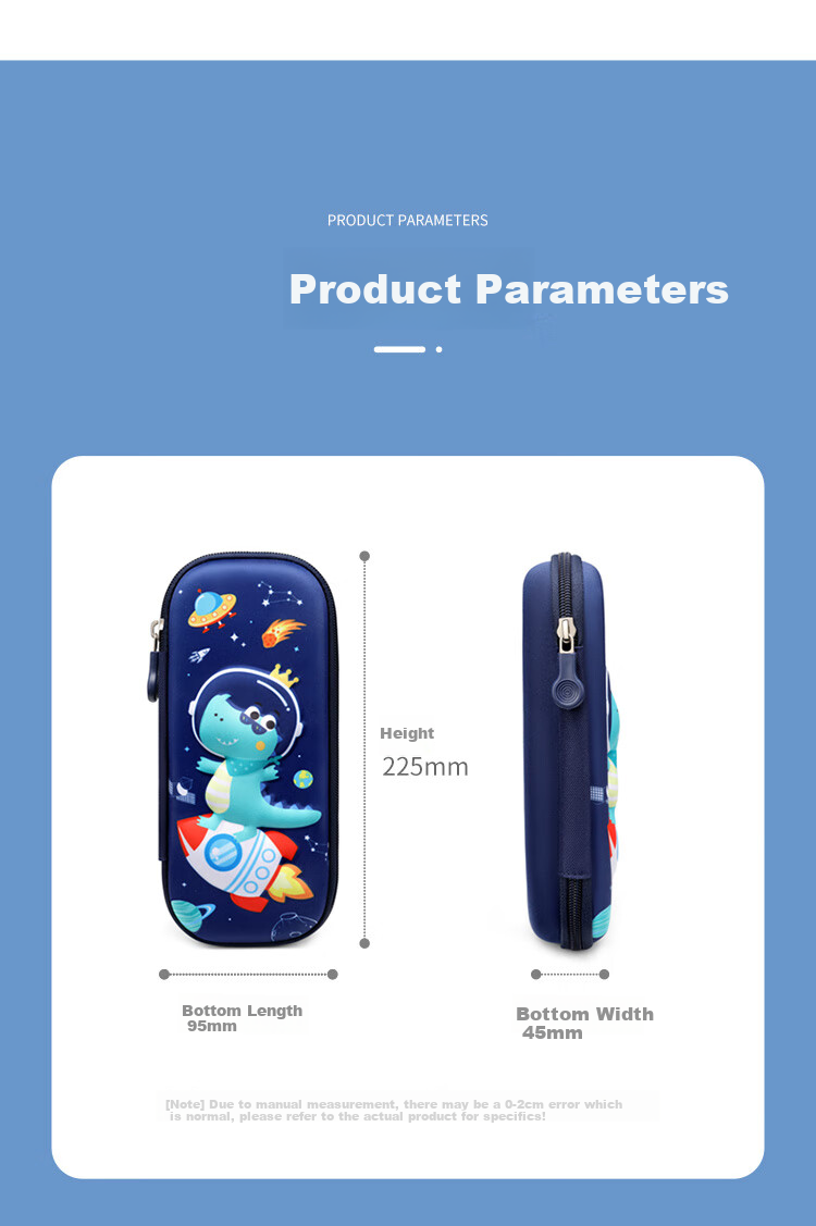 GOLF Pencil Case Stationery Box Large Capacity for Elementary School Students Children's Pencil Case Cute Cartoon Design for Boys And Girls High Aesthetic Value 9