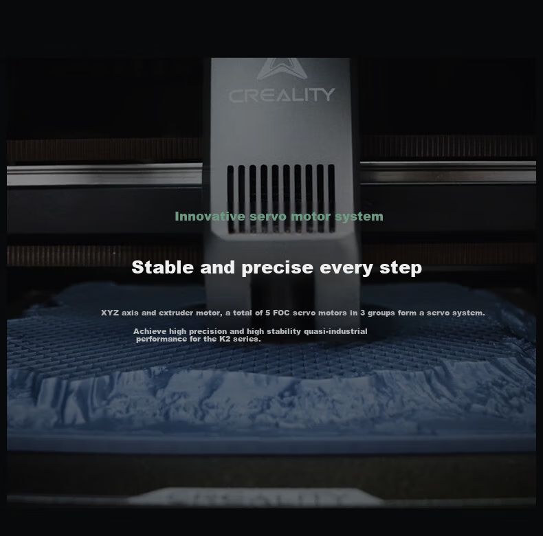 Creality K2 3D Printer Desktop Home FDM Fully Automatic Leveling Large Size High-Speed 3D Printing Machine 18