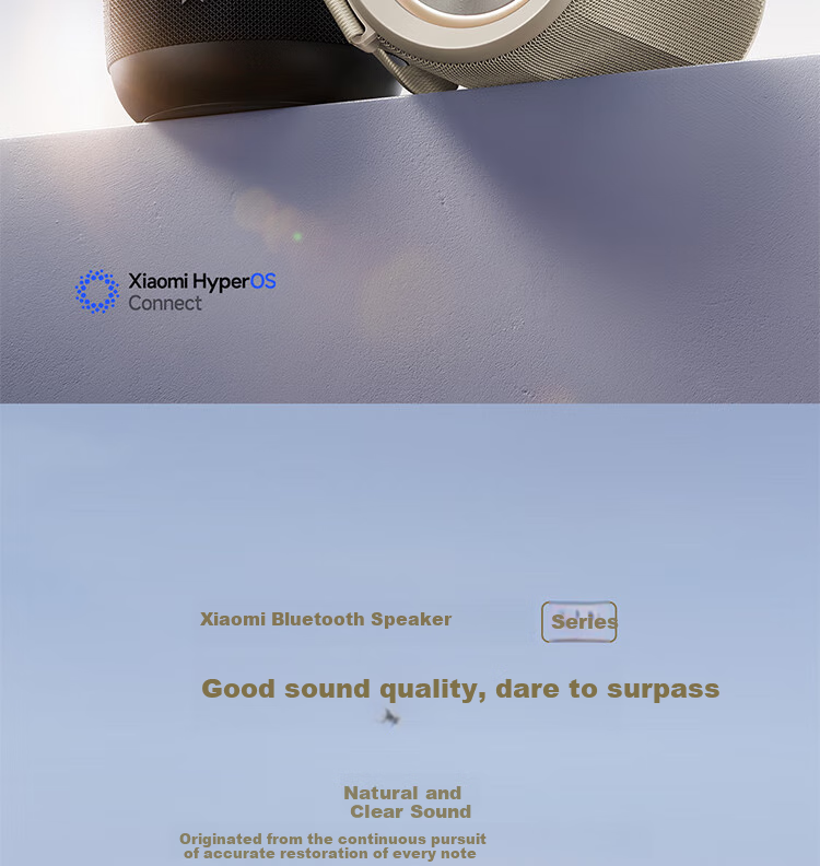 MI Xiaomi Bluetooth Speaker Mini Retro Deep Red Acoustic Mini Cannon MI Pengpai Smart Link Outdoor Dustproof Waterproof Camping NFC High-Fidelity Gift Home Use 1