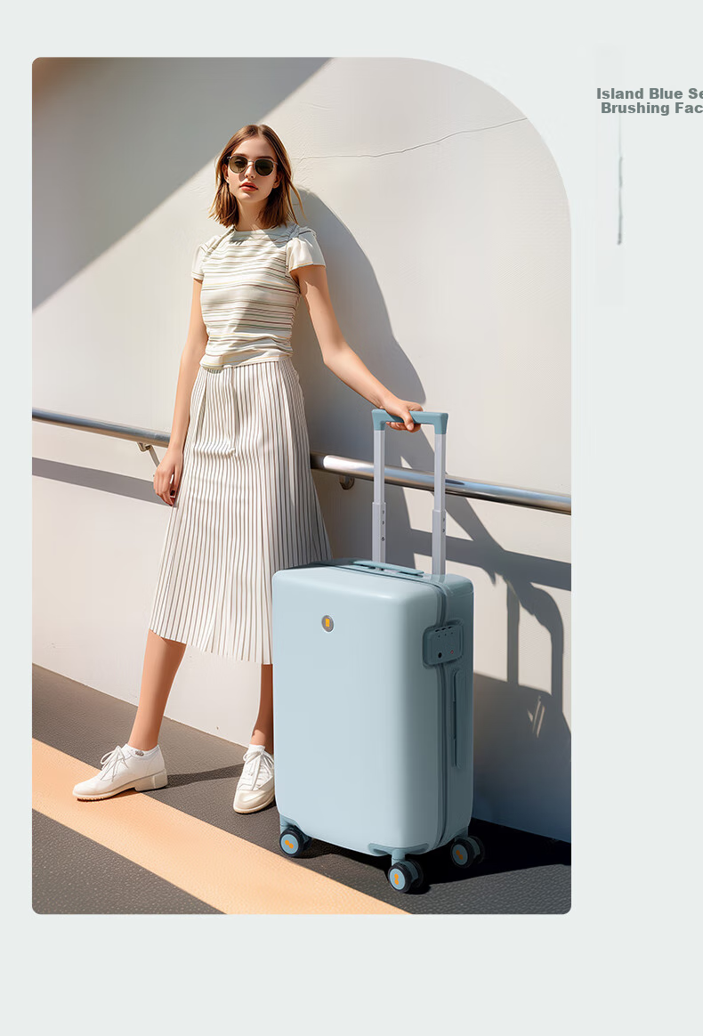 LEVEL8 Luggage, 20-Inch Carry-On Suitcase, Unisex TSA Password Lock, Spinner Wheels, Flora Series, Cardamom Gree 16
