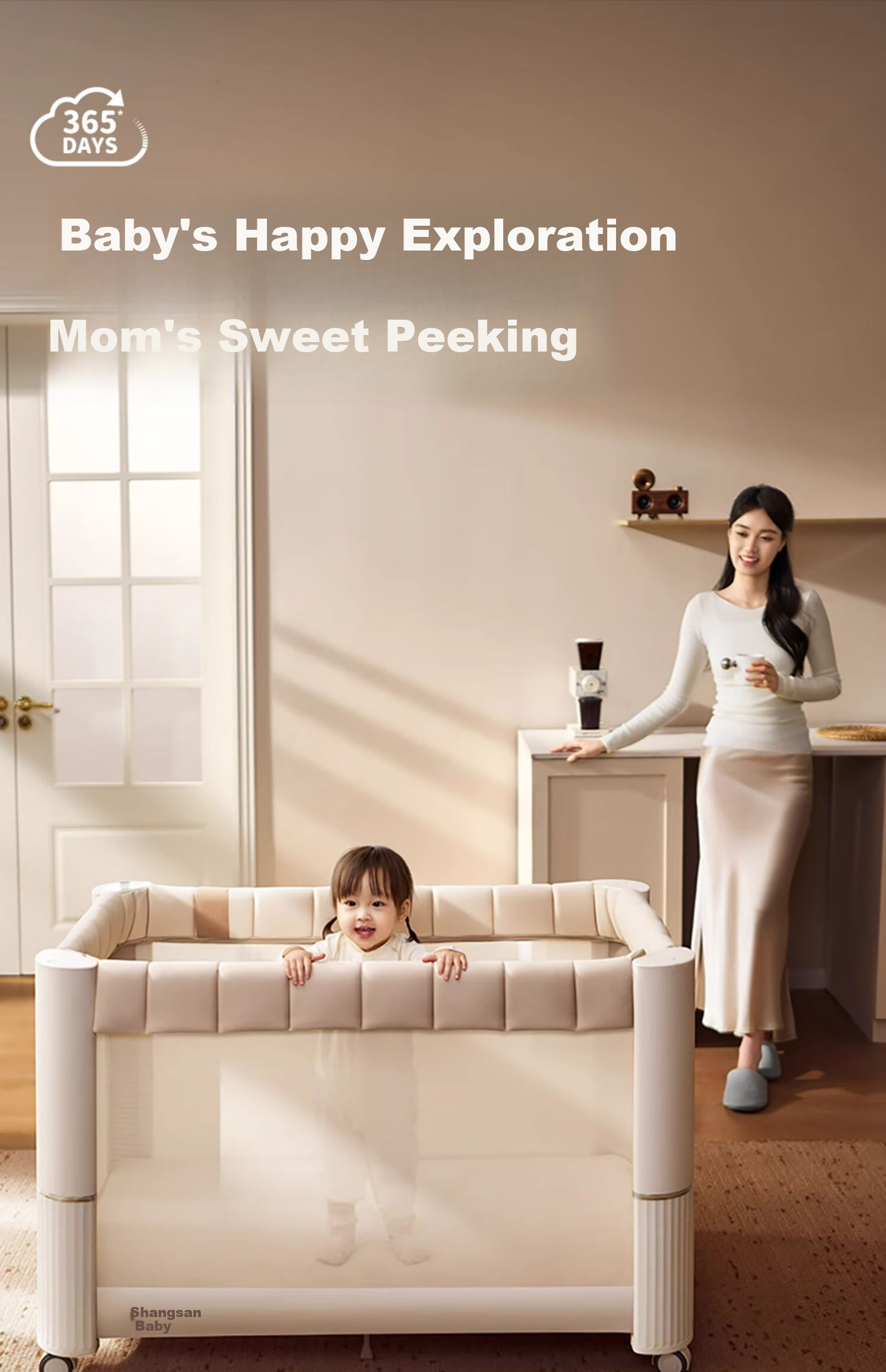 Coolbaby Cloud Baby Crib Mattress, Newborn 4D Fiber Mattress, Children's Mattress, Removable, Suitable for All Seasons 28