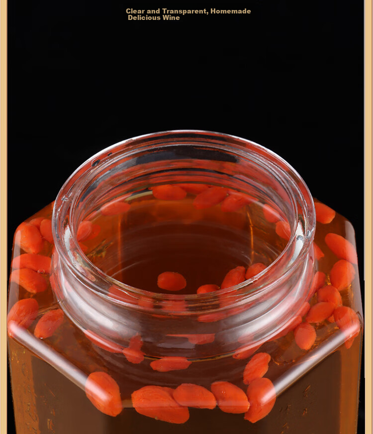 BJ Glass Infusion Container, Sealed Jar for Home Brewing, Pickling Jar, Liquor Bottle, Specialized Bottle for Soaking Liquor 6
