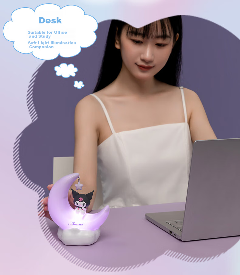 MINISO My Melody LED Light-Up Ornament, Small Night Light, Bedside Lamp, Creative Home Decor, Birthday Gift 11