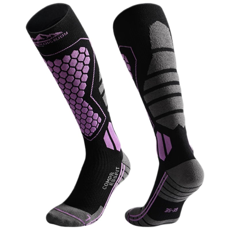 GOLOVEJOY Wool Socks Women Winter Warm Compression Yoga Socks Outdoor Sports Ski Socks Men