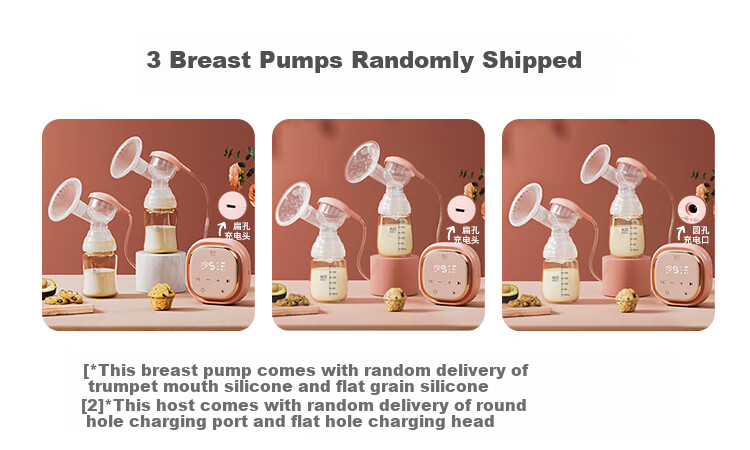 Xenbea Breast Pump, Electric Double-Sided Painless Fully Automatic Breast Pump, High-Suction Breast Milk Extractor, 8775-1 2