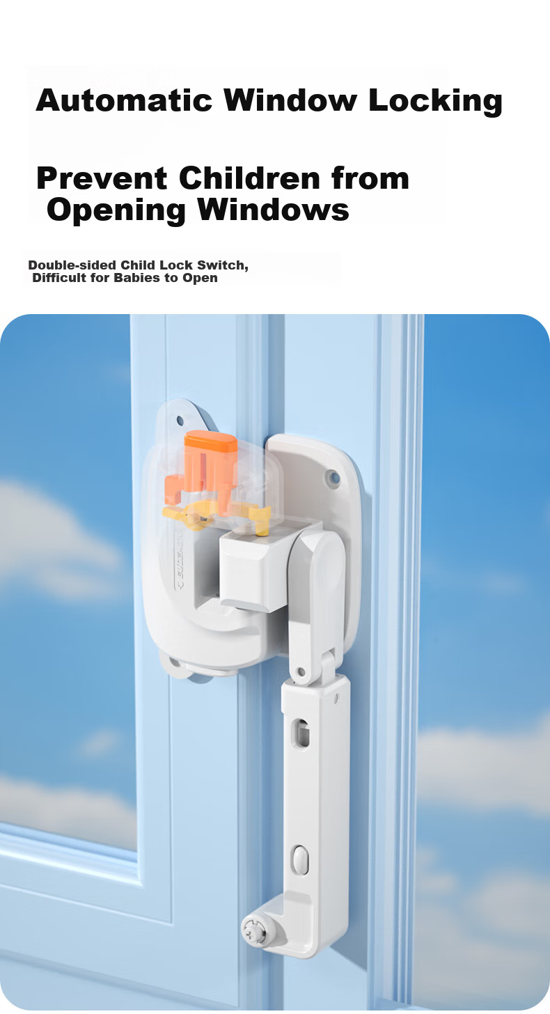 EUDEMON Child Door Stopper Lock Ventilation Anti-Close Door Anti-Pinch Pet Gap Door Stop Door Fixer 1 Piece 4