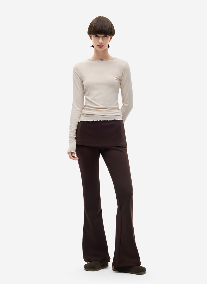 Bananain [Celebrity Style] Hot Skin 501 + Women's Base Layer Thermal Underwear, Autumn Undershirt, New Top 19