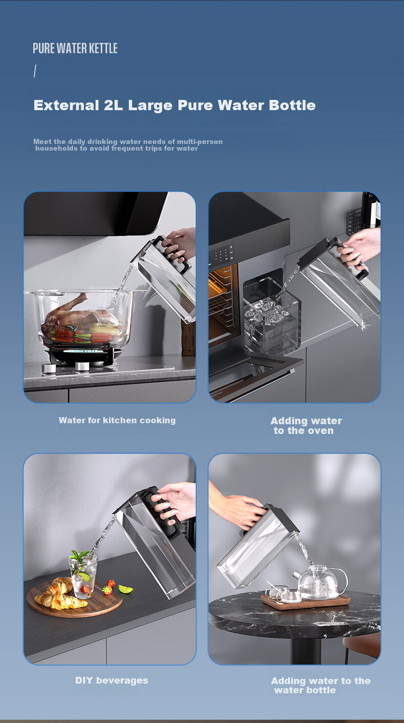 Westinghouse Pittsburgh I5 Ice Maker And Water Purifier, All-In Cooling And Heating Machine with No Installation Required RO Reverse Osmosis Water Purifier, Integrated Hot And Cold Purification Direct Drinking Machine 20