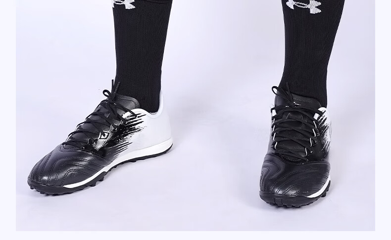 Under Armour Football Socks Long Tube Professional Summer Adult Non-Slip Thin Black M (Size 37-40) 8