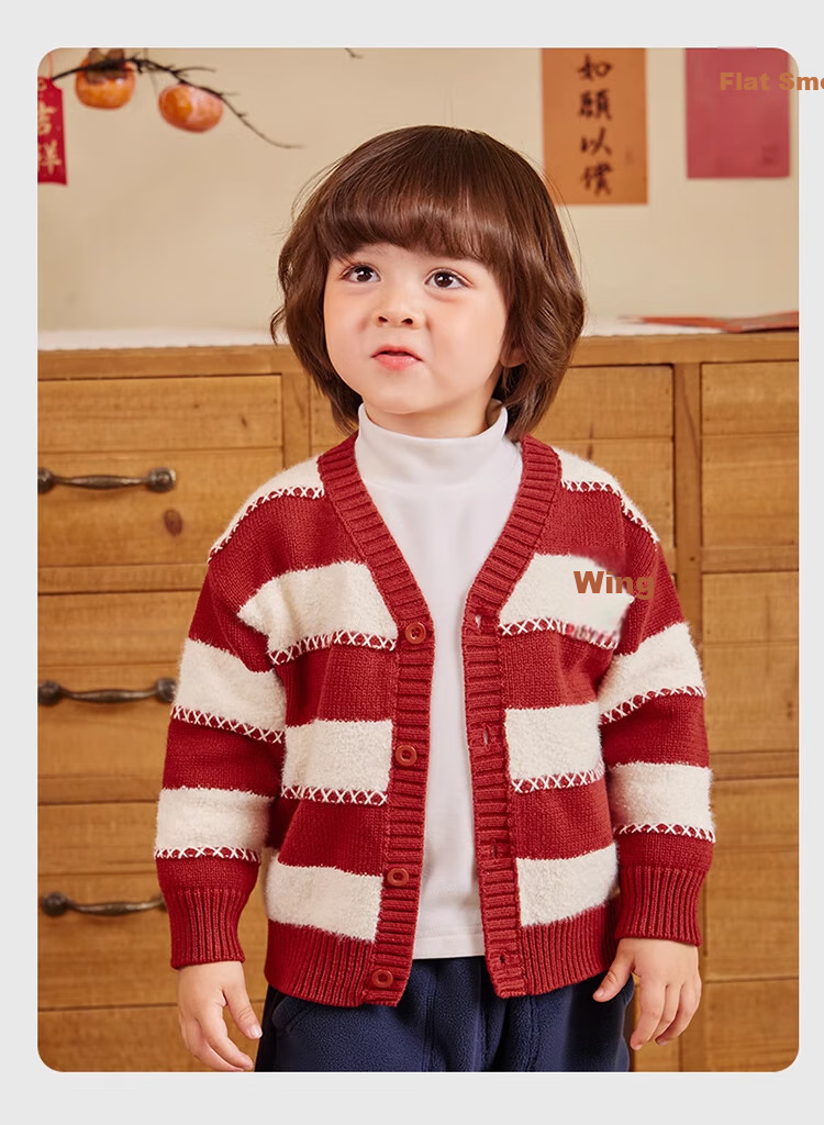 Ciciibear [Antibacterial, Anti-Static, Anti-Pilling] Baby Cardigan Sweater, New Year Winter Style, Thickened Warm Clothing, Boys' Outerwear 22