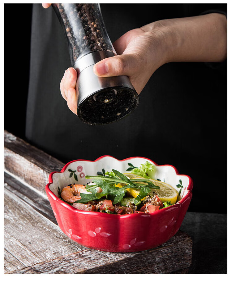 Qiahao Life 304 Stainless Steel Korean Style Cold Noodle Bowl 20cm Large Soup Bowl Instant Noodle Bowl Korean Ramen Bowl Bibimbap Cooking Tableware 3