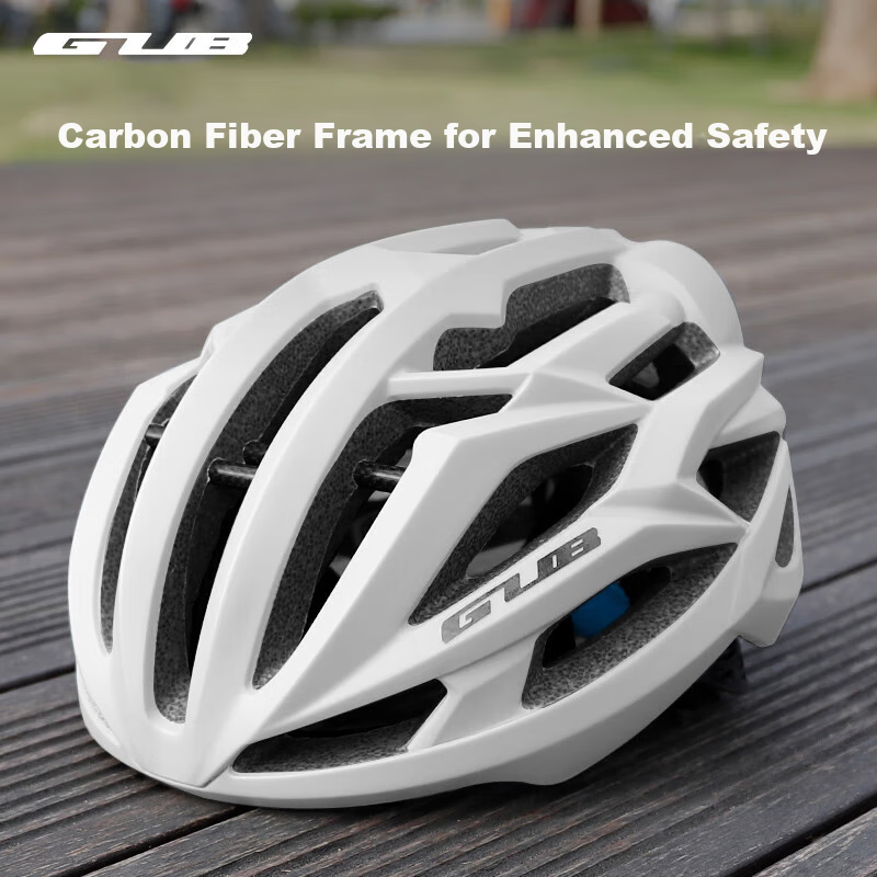 GUB Carbon Fiber Frame Cycling Helmet, Road And Mountain Bike Spine Helmet, Safety Helmet for Men And Women, Cycling Equipment SV7