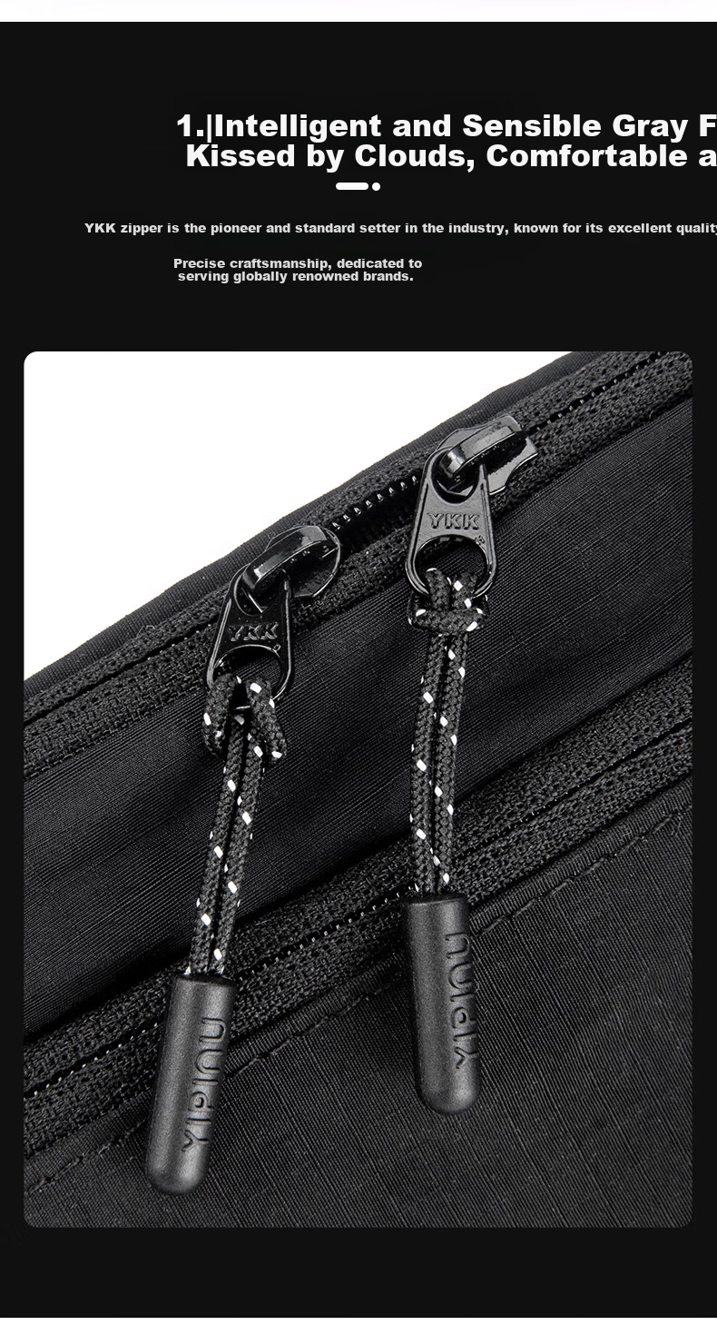 Zhanshuniao RFID | Anti-Theft Waist Bag for Travel, European Tour Invisible Crossbody Bag, Lightweight Phone And Key Holder 5