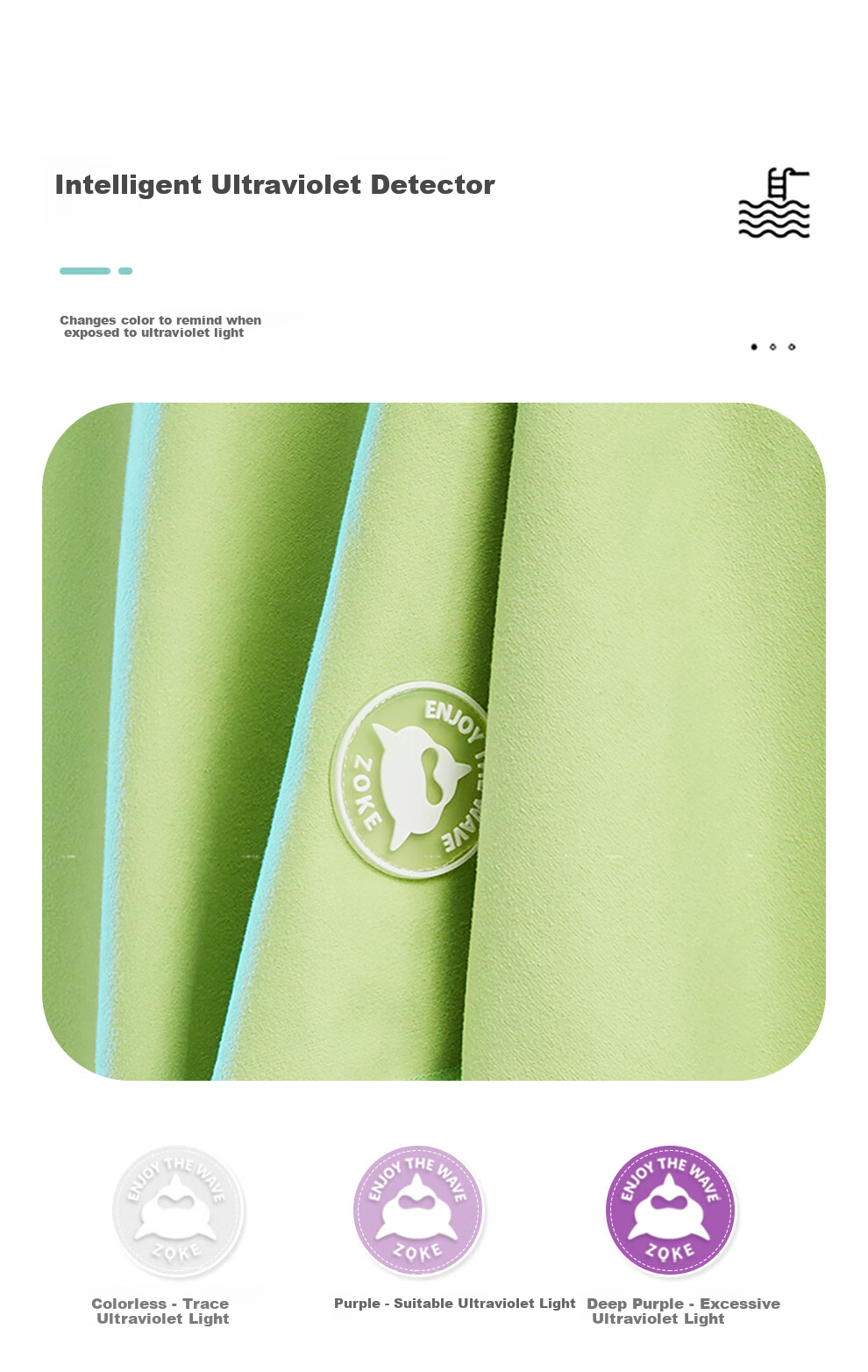 ZOKE Quick-Drying Bath Towel, Swimming Towel, Cold-Resistant Hot Spring Towel, Soft Youth Long Sports Bath Towel 624505201-4 2