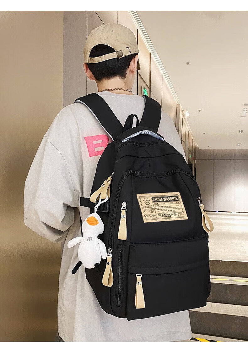 Huili Backpack for Women, College Students, High School Students, Teenage Girls, Casual Simple Lightweight Large Capacity Backpack for Me 3