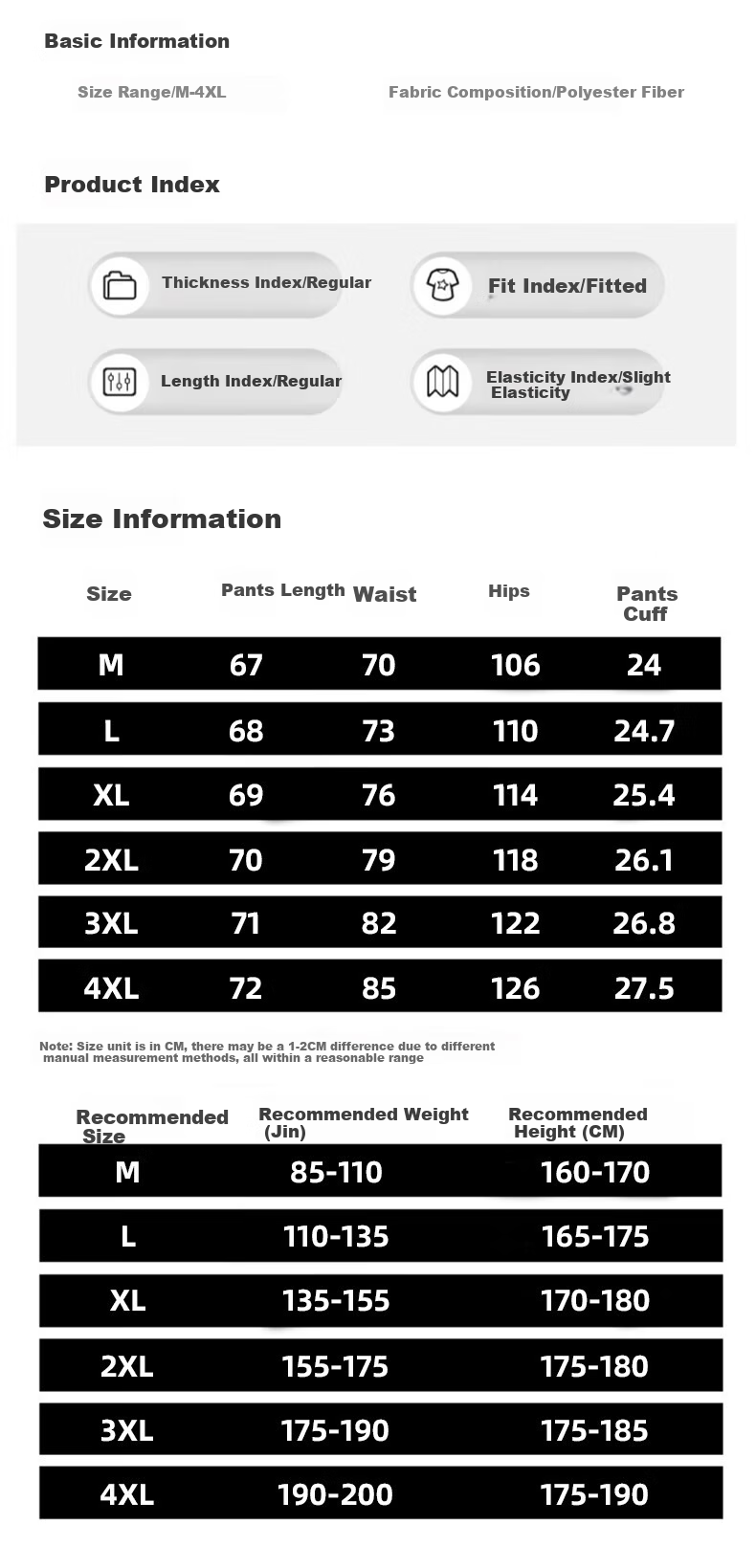 I'M DAVID Men's Cropped Pants, Summer Loose Fit, Elastic Waist, Casual Thin Trousers, Plus Size Shorts, Khaki, M 2