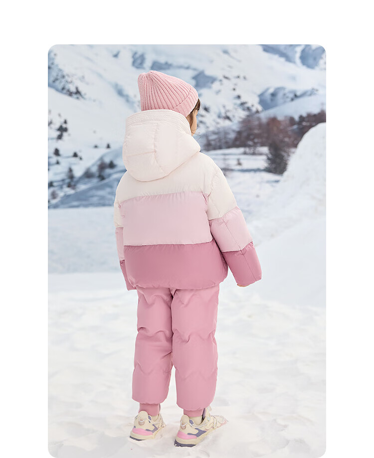 BALABALA Children's down Jacket, Warm Hooded Coat, Winter Wear, Trendy, 201424107010 8