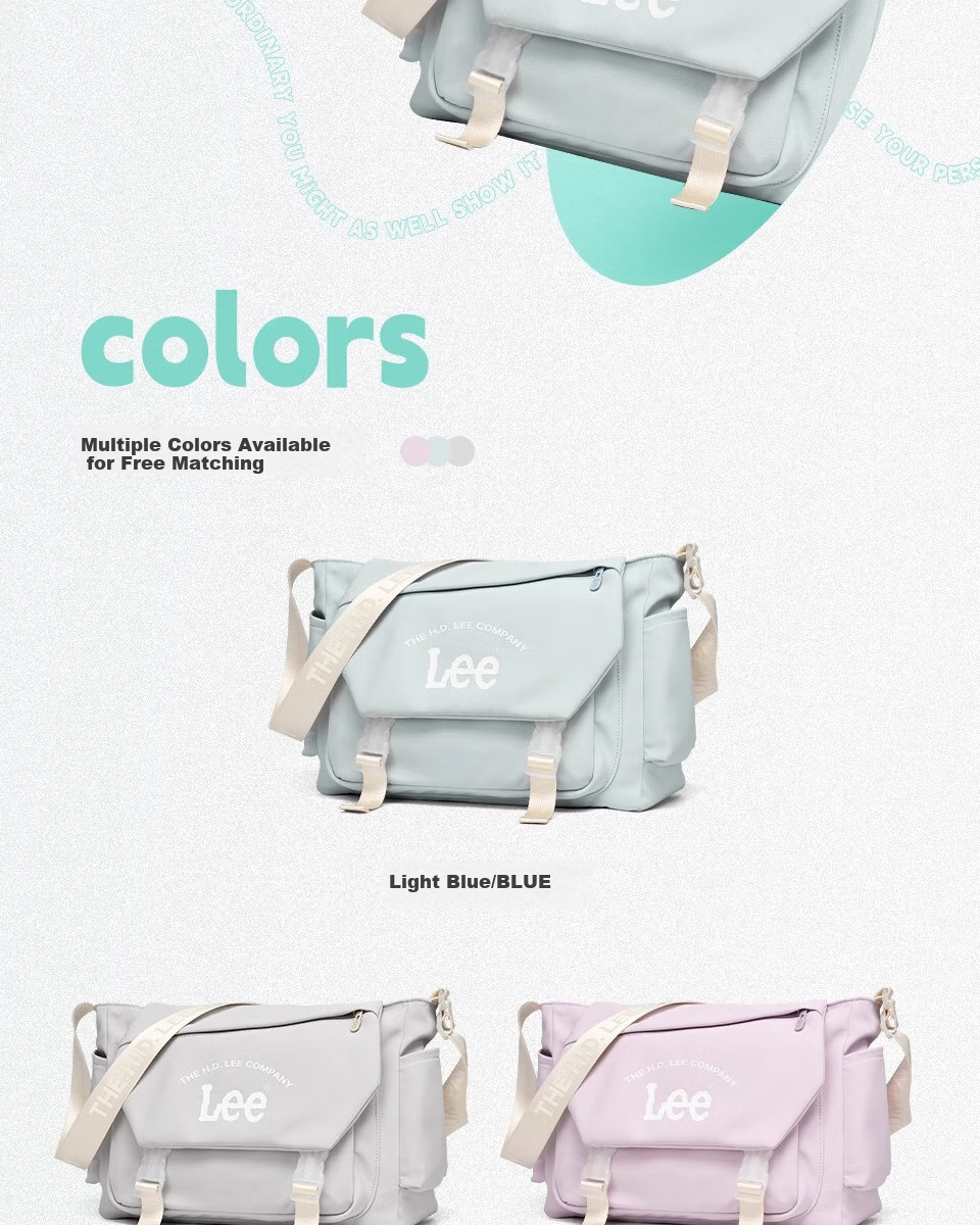 Lee Crossbody Bag, Women's Handbag, College Student Japanese-Style Workwear Shoulder Bag, Large Capacity Messenger Bag, Gift, Birthday Present 2