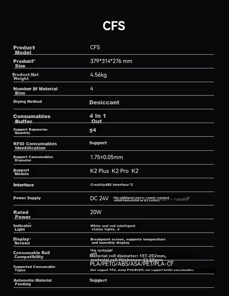 Creality K2 3D Printer Desktop Home FDM Fully Automatic Leveling Large Size High-Speed 3D Printing Machine 43