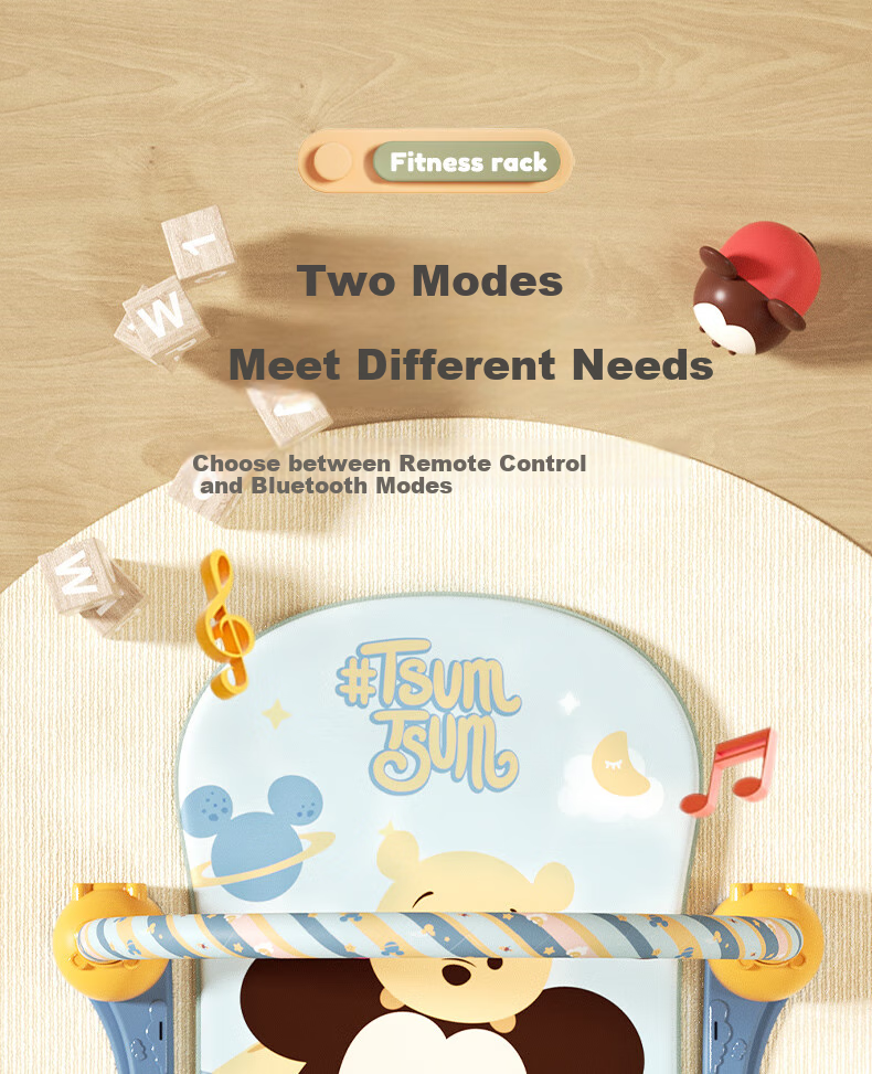 Dishini Baby Toy Gym Gift Box, for 0-1 Year Old Newborns And Infants, Foot Piano, Baby Full Moon Gift, H29 3
