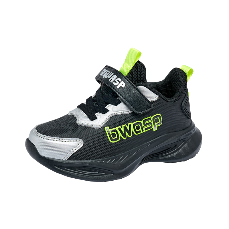 BIG WASP Kids Spring Autumn Boys Sports Shoes Casual Shoes D112531683 Twilight Green (Leather) Size 39