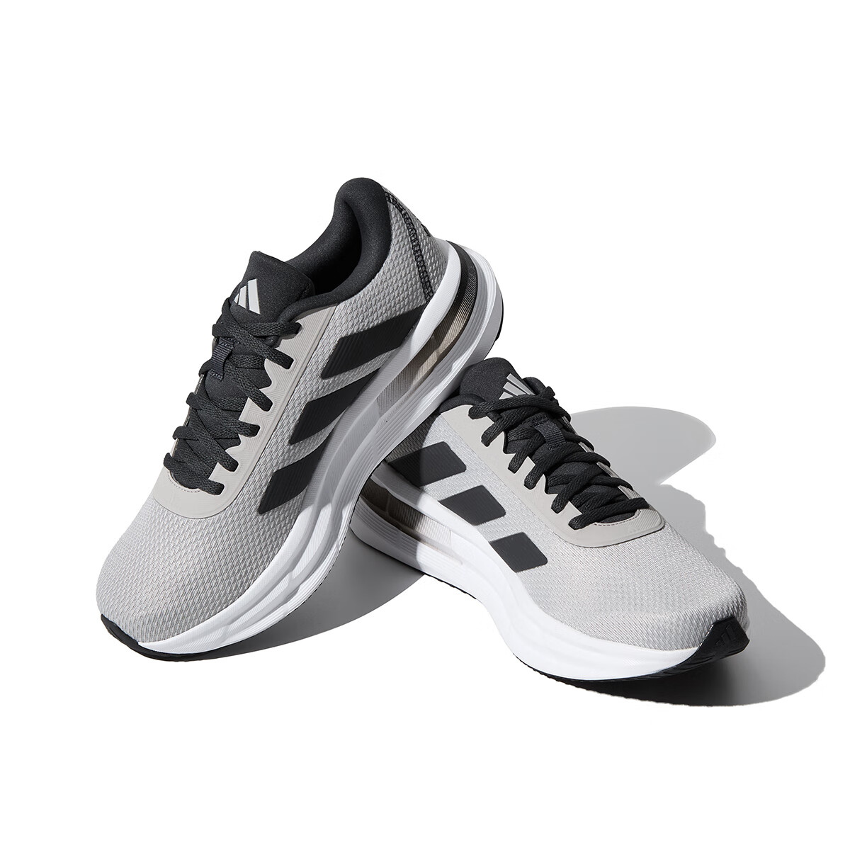 Adidas Unisex Outdoor Training Comfortable Breathable Casual Running Shoes Light Grey/Carbon Black/Black No.1 Size 36 12