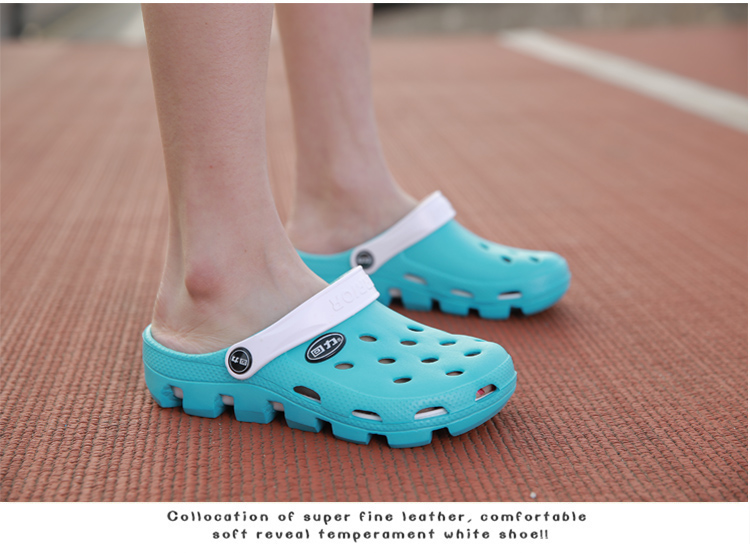 Warrior Casual Couple Slippers, Breathable Outdoor Versatile Closed-Toe Beach Shoes, Lightweight Perforated Sandals, 049 Red, Size 40 24