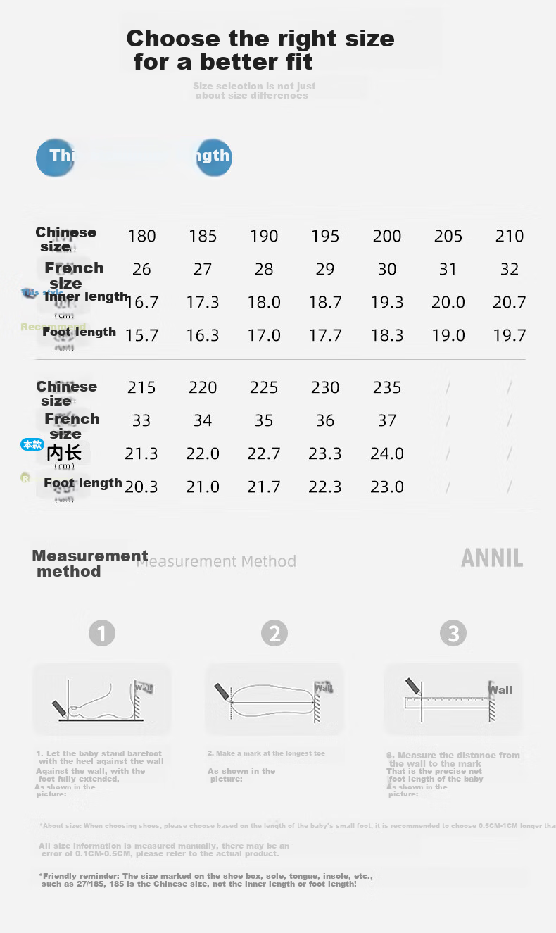 ANNIL Children's Shoes, Four-Way Stretch Sneakers, Summer Breathable Caterpillar Shoes, Slip-On Sports Shoes, 5190 Dark Blue, Size 31 2