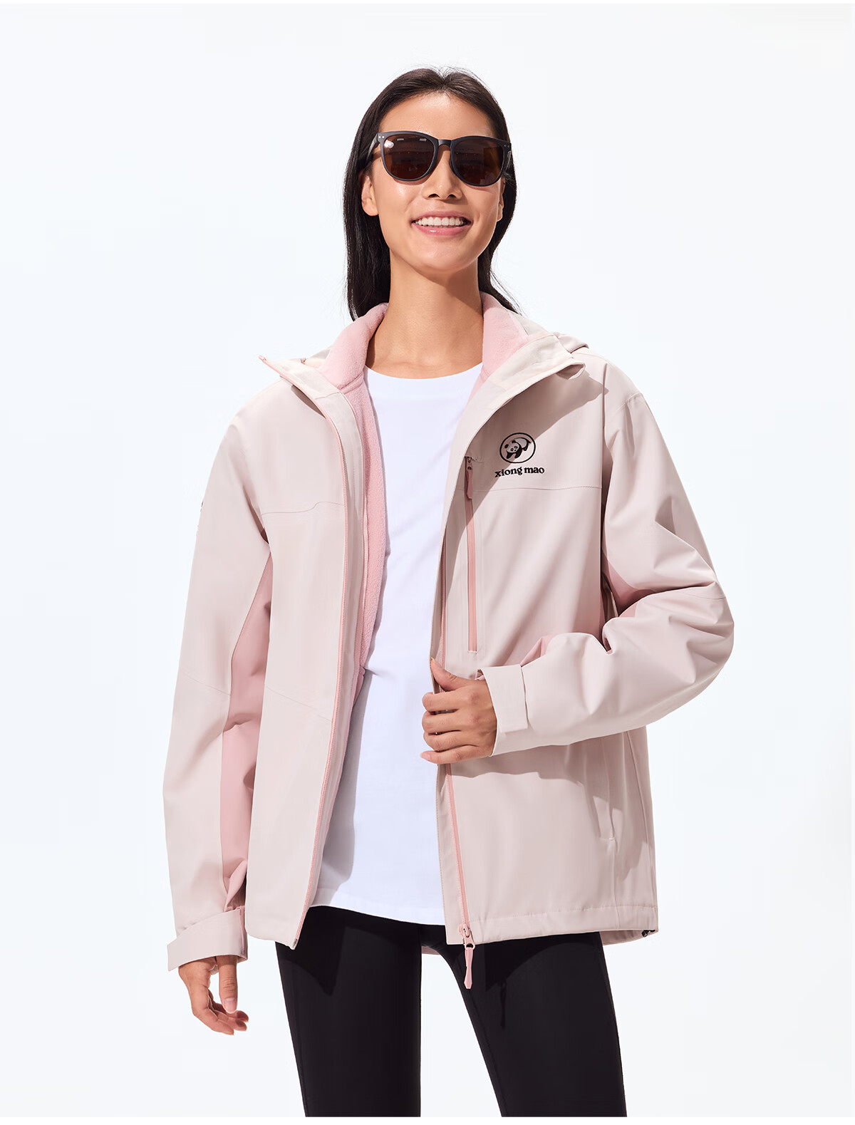 Xiongmao Zhang Yuxi Same Style [Tanyuezhe] Three-In Jacket for Women, Autumn And Winter Windproof Waterproof Mountaineering Coat for Me 15