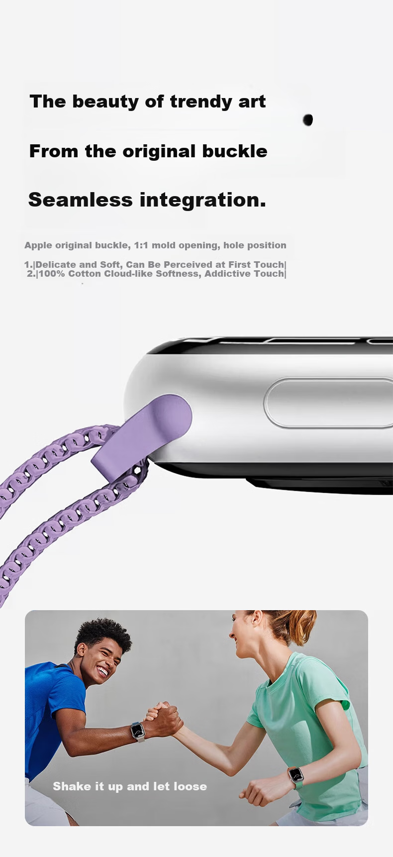 Mashi Compatible with Apple Watch Band for Women, Stainless Steel Milanese Loop Magnetic Strap for Ultra 4/3/iWatch S12/11/10/9/8/7/SE Breathable Wristband 7