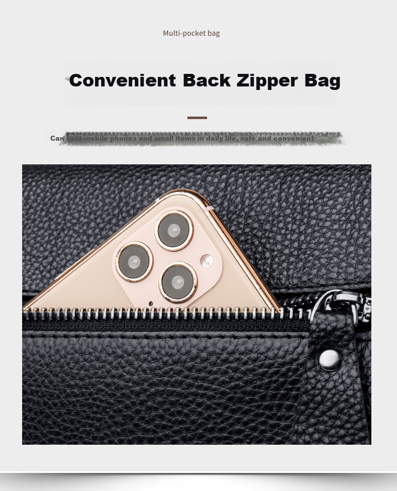 ZOOLER Women's Handbag, 2026 New Style, Top-Grain Leather Crossbody Bag, Ladies' Purse, Mom Bag, Practical Birthday Gift for 50-Year Wome 6