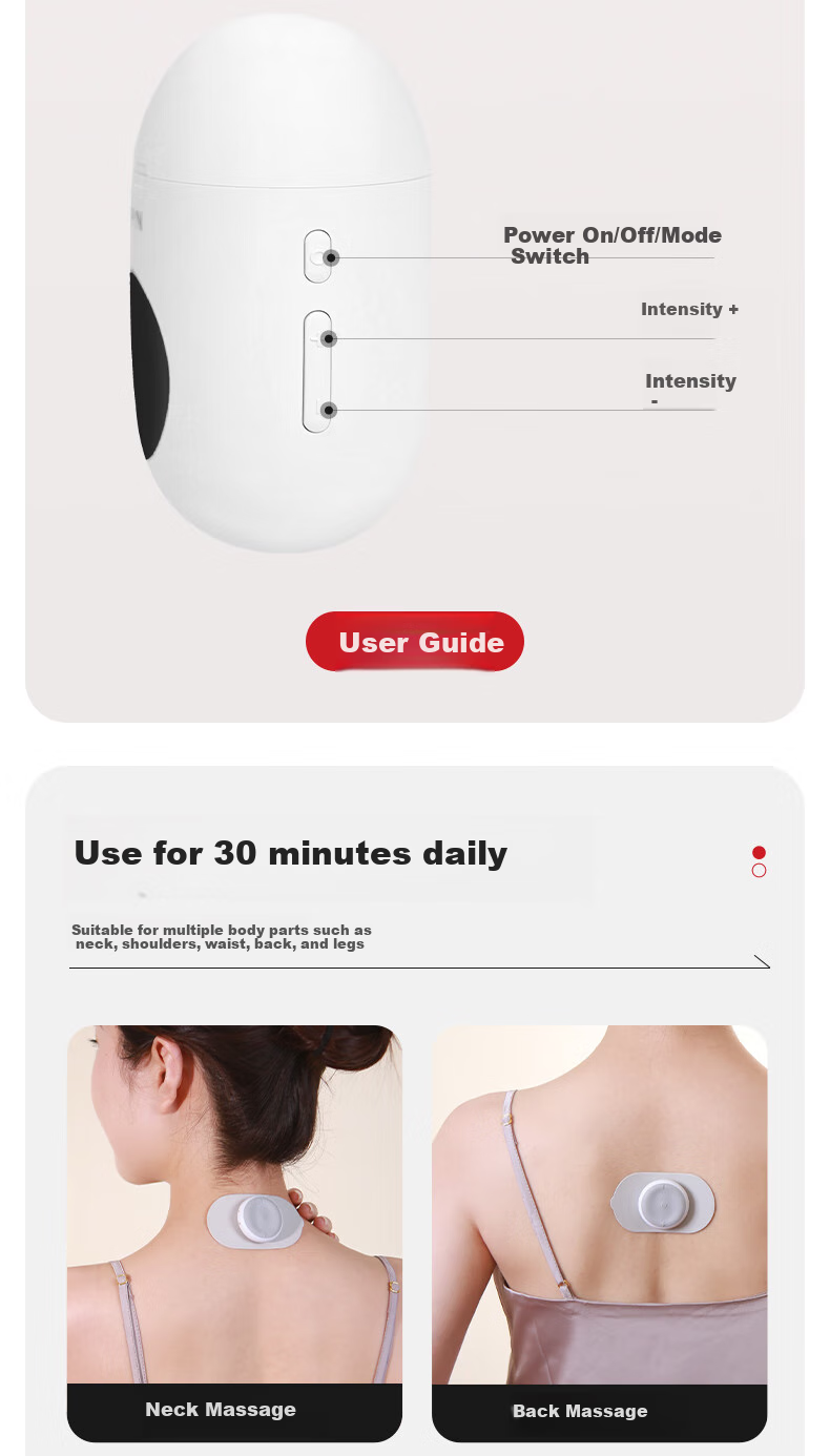 KPN Intelligent Pulse Massager, Muscle Relaxation Electric Stimulating Massage Patch, Full-Body Multifunctional Massager, Sports Relaxation Gift Item 13