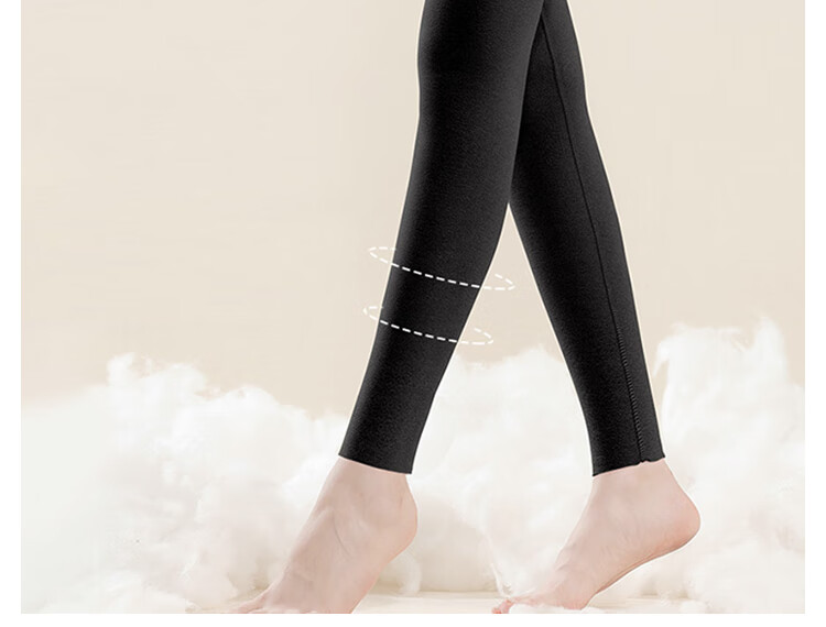 LangSha Men's Thermal Underwear Wool Silk Adjustable AB Side Comfortable Breathable Antibacterial Heating Thin Base Layer Pants Winter 36