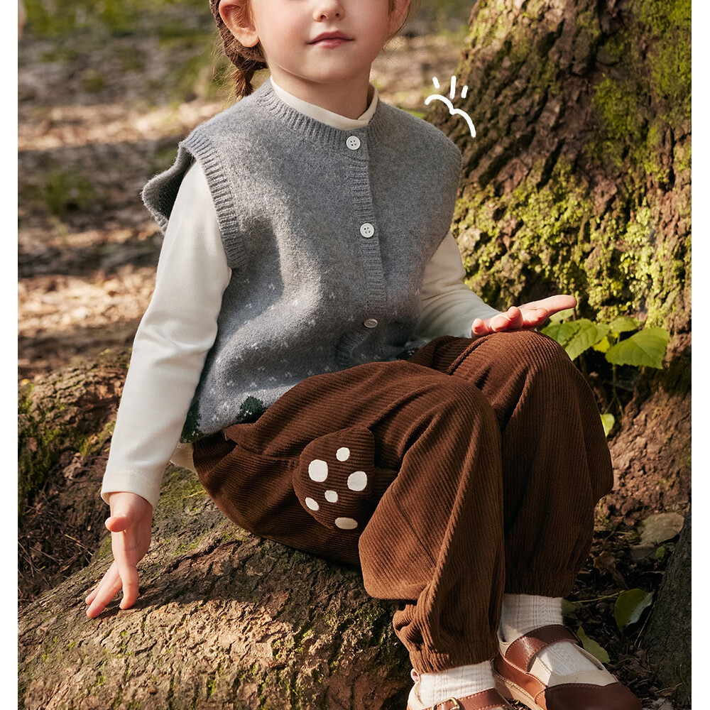 Beitais Kids Boys and Girls Spring Autumn Knitted Vest Cardigan Jacket Baby Toddler Sleeveless Sweater Vest 4