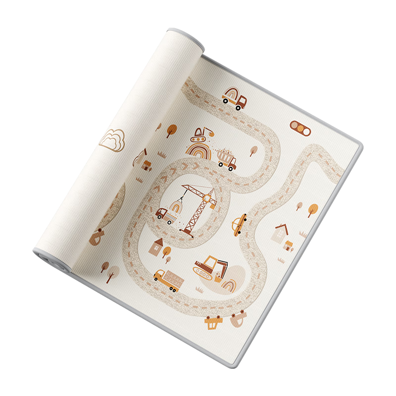 Manlong IXPE Non-Slip Mat, Baby Crawling Pad, Roll-Up Play Mat, Double-Sided Children's Floor Mat, 180*200*2cm