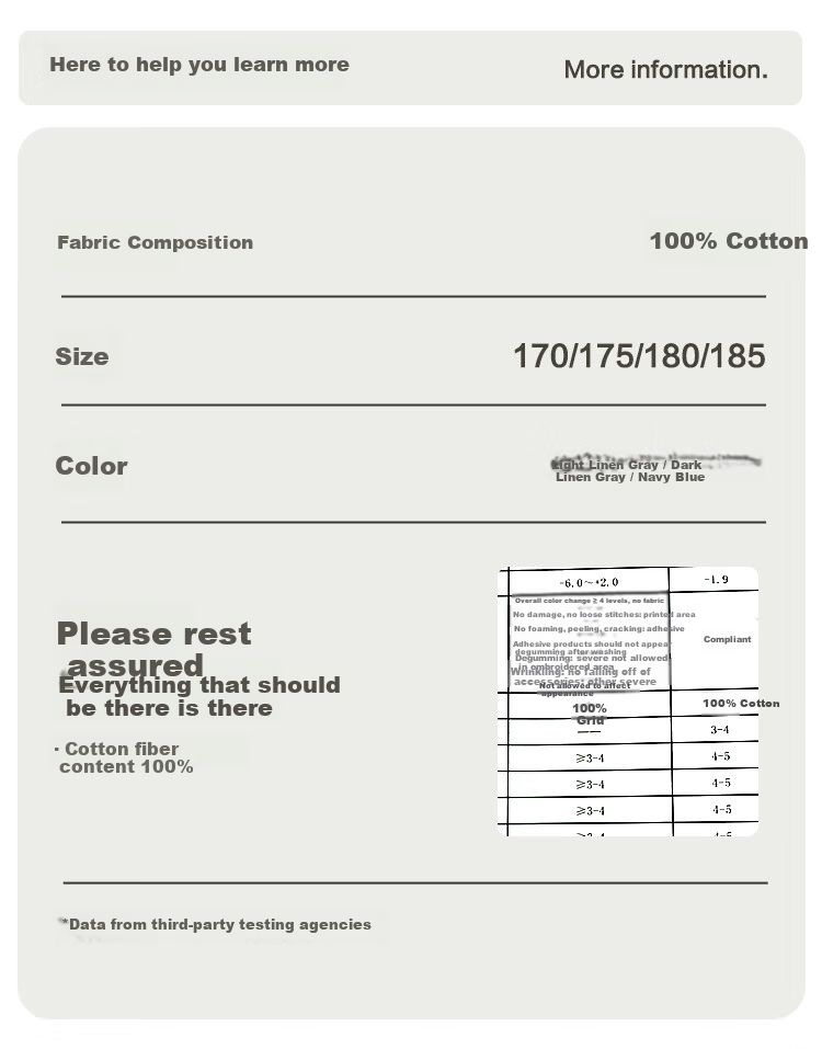 Hodo Men's Underwear, Pure Cotton Autumn Top And Pants Set, All-Cotton Printed Thin Cotton Sweater And Pants, New Autumn Release, Light Linen 180 8